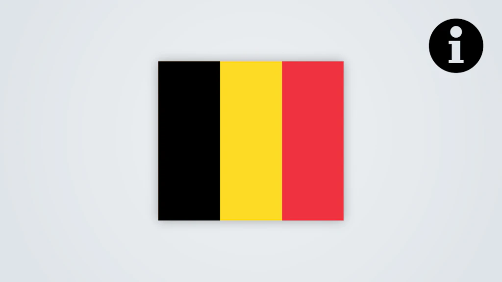 Flagge von Belgien